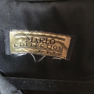 Full length black coat